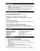 Preview for 3 page of La Crosse Technology WT-3181PL-Q Instruction Manual