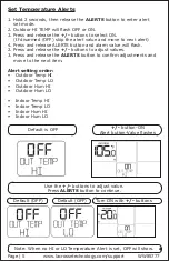 Preview for 6 page of La Crosse Technology WW85777 Instructional Manual