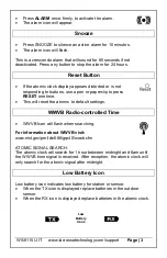 Preview for 3 page of La Crosse WS-8115U-IT Instruction Manual