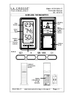 La Crosse WS-9160U-IT Instruction Manual preview