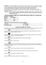 Preview for 37 page of La Germania AMN805GEVSWE Installation, Maintenance And Use  Instructions