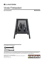 Preview for 1 page of La Hacienda Vesta 90014FOB User Instructions