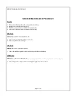 Preview for 9 page of La Marche PC63 Series Instruction Manual