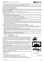 Preview for 25 page of LA NORDICA Crystal 50v Instructions For Installation, Use And Maintenance Manual