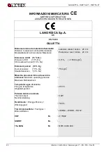 Preview for 46 page of LA NORDICA Giulietta Instructions For Installation, Use And Maintenance Manual