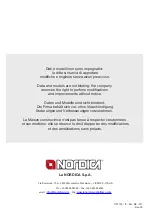 Preview for 60 page of LA NORDICA TermoRossella Plus DSA Instructions For Installation, Use And Maintenance Manual