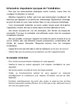 Preview for 6 page of La Sommeliere CAF51N Instruction Manual