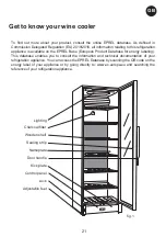 Preview for 21 page of La Sommeliere VIP 180 User Manual