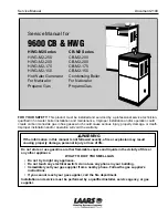 Laars 9600 CB Service Manual preview