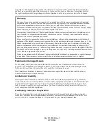 Preview for 2 page of Labconco 7061110 User Manual