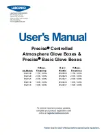 Labconco Precise 5220100 User Manual preview