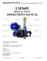 Preview for 54 page of LabelMill LM3605 Operation Manual