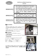 Preview for 6 page of Lacanche Cluny 1000 Installer Manual