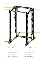 Preview for 3 page of Lacertosus Pro Power Rack Instructions Manual