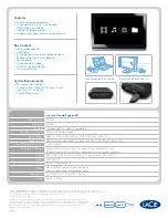 Preview for 2 page of LaCie LaCinema Rugged HD Specification