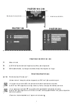 Preview for 4 page of Lacme PASTOR 100 User Manual