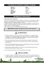 Preview for 4 page of Lacor 69068 Instructions For Use And Maintenance Manual