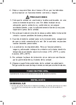 Preview for 7 page of Lacor 69138 Instructions For Use And Maintenance Manual