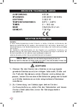 Preview for 20 page of Lacor 69138 Instructions For Use And Maintenance Manual