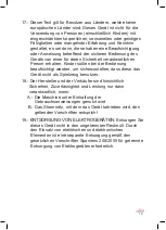 Preview for 19 page of Lacor 69145 Instructions For Use And Maintenance Manual