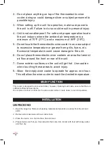 Preview for 34 page of Lacor 69178 Instructions For Use And Maintenance Manual