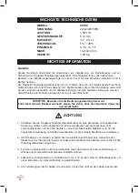 Preview for 22 page of Lacor 69192 Instructions For Use And Maintenance Manual