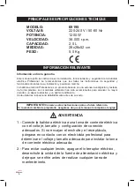 Preview for 6 page of Lacor 69195 Instructions For Use And Maintenance Manual