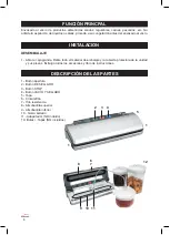 Preview for 8 page of Lacor HOME 69050 Instructions For Use And Maintenance Manual