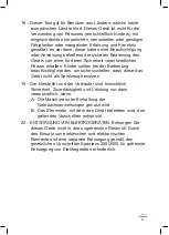 Preview for 21 page of Lacor HOME 69050 Instructions For Use And Maintenance Manual