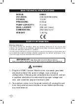 Preview for 30 page of Lacor HOME 69050 Instructions For Use And Maintenance Manual