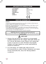 Preview for 24 page of Lacor PRO 800 W Instructions For Use And Maintenance Manual