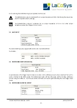 Preview for 10 page of LaCoSys SMART PICKER SERIES User Manual