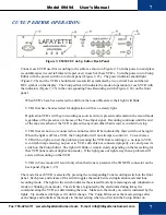 Preview for 7 page of Lafayette 09494 User Instructions