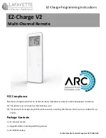 Preview for 1 page of Lafayette EZ-Charge V2 Programming Instructions Manual