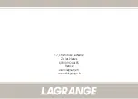 Preview for 88 page of Lagrange 499001 Instruction Book