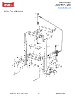 Preview for 21 page of Laguna Tools Dake 972200 Instructional Manual