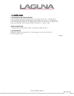 Preview for 42 page of laguna XFLUX5 Manual