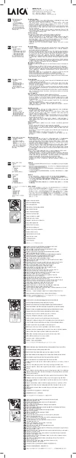 Preview for 2 page of Laica BIFLUX Quick Start Manual