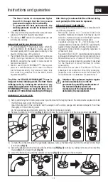 Preview for 11 page of Laica HYDROSMART GENOVA Instruction Manual