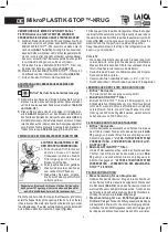 Preview for 8 page of Laica MikroPLASTIK-STOP Instructions And Guarantee