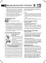 Preview for 12 page of Laica MikroPLASTIK-STOP Instructions And Guarantee