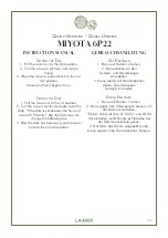 Preview for 2 page of LAIMER MIYOTA 6P22 Quick Start Manual