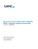 Preview for 1 page of Laird BT830 Hardware Integration Manual