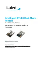 Preview for 1 page of Laird BT900-SA-0x Hardware Integration Manual