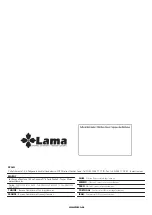 Preview for 16 page of LAMA Arena FAV1 User Manual