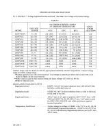 Preview for 3 page of Lambda Electronics LDS-Y-5-OV Instruction Manual