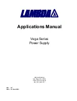 Lambda Vega Series Applications Manual preview