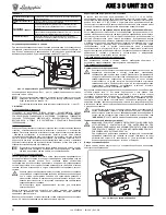 Preview for 33 page of Lamborghini Caloreclima AXE 3 32 (Russian) 