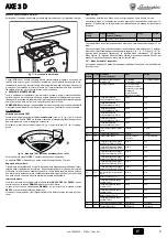 Preview for 5 page of Lamborghini Caloreclima AXE3D 32 Instructions For Use, Installation And Maintenance