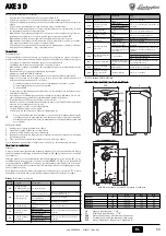 Preview for 39 page of Lamborghini Caloreclima AXE3D 32 Instructions For Use, Installation And Maintenance